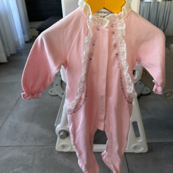 Emporio Armani baby girl onesie 6-9 months